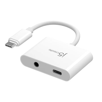 JCA122 USB-C 3.5mm音源轉接器 +PD充電