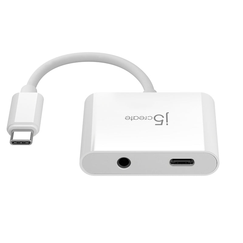 JCA122 USB-C 3.5mm音源轉接器 +PD充電