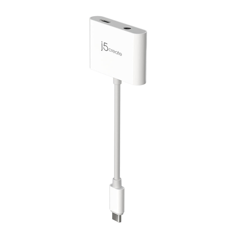 JCA122 USB-C 3.5mm音源轉接器 +PD充電