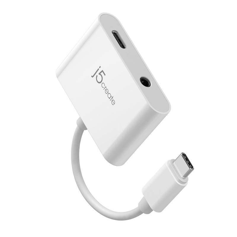 JCA122 USB-C 3.5mm音源轉接器 +PD充電
