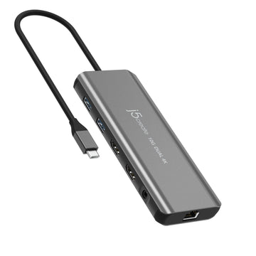 JCD398 USB-C 雙4K極速多功能集線器