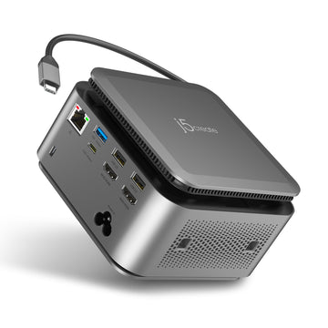 JCDP4140 USB-C 14合1<br>全能雙4K充電擴充基座