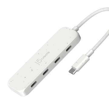 JCH345E 環保材質 USB-C® Gen2 轉四埠Type-C 高速集線器