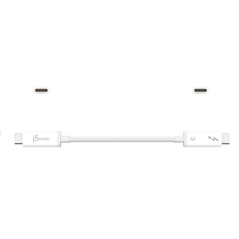 JTCX03 Thunderbolt 3 USB-C傳輸線(40G/100cm)Intel原廠認證