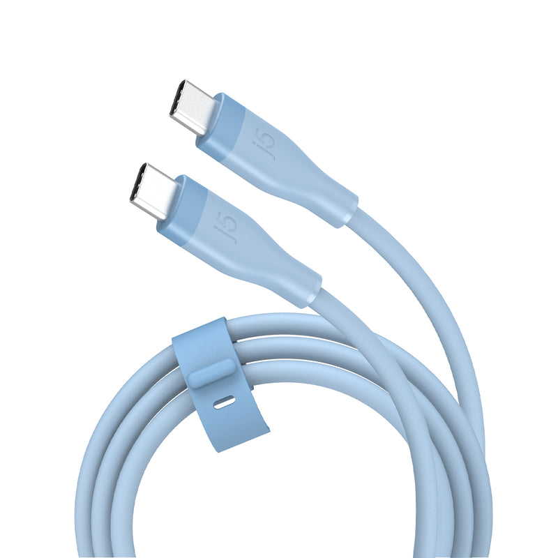 JUCX17 USB-C 60W彩色軟糖充電線