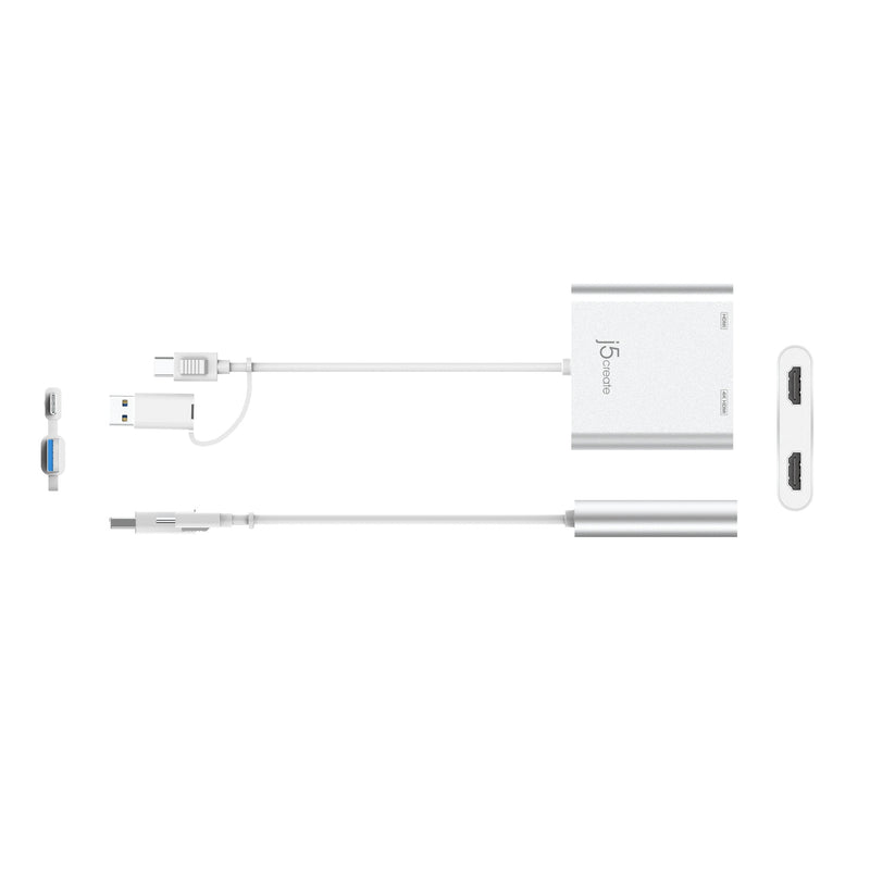 JCA365 USB-C to HDMI雙外接顯示卡