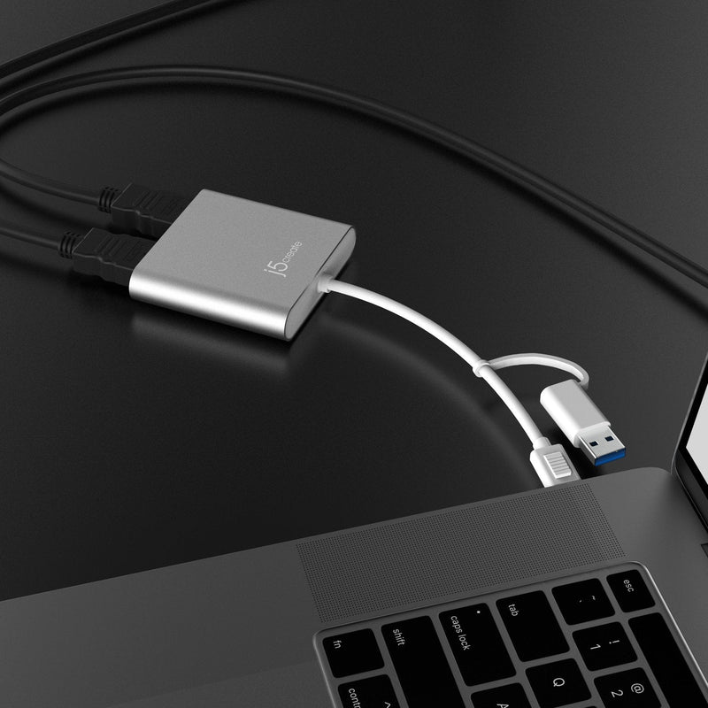 JCA365 USB-C to HDMI雙外接顯示卡