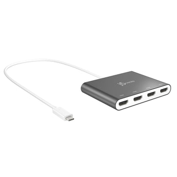 JCA366 USB-C to 4-Port HDMI 多螢幕外接顯示卡