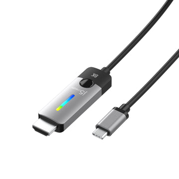 JCC157 USB-C 8K炫彩 HDMI 2.1轉接線