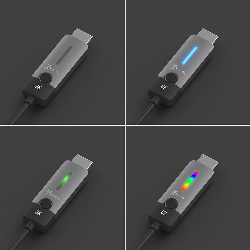 JCC157 USB-C 8K炫彩 HDMI 2.1轉接線