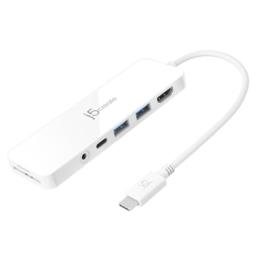 JCD373 USB-C 7合1多功能擴充集線器