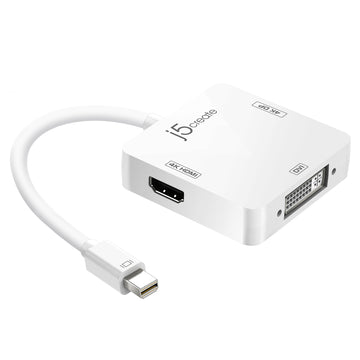 JDA173 Mini DP to 4K DP + 4K HDMI + DVI三合一轉接器