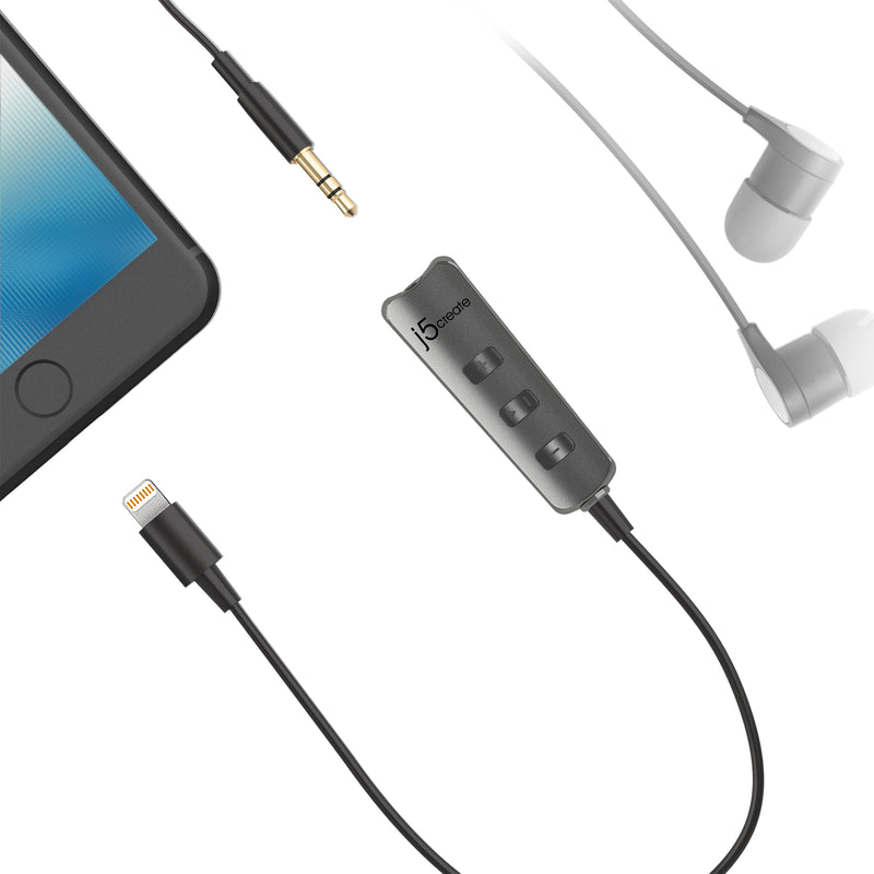 JLA160 Lightning to 3.5mm 轉接器 (惡魔黑B/天使白W)