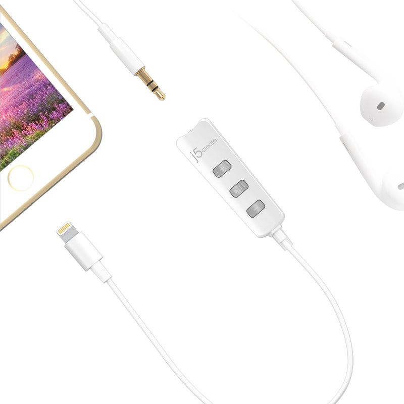 JLA160 Lightning to 3.5mm 轉接器 (惡魔黑B/天使白W)