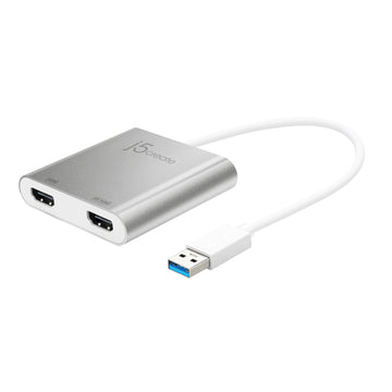 JUA365 USB3.0 to HDMI雙外接顯卡