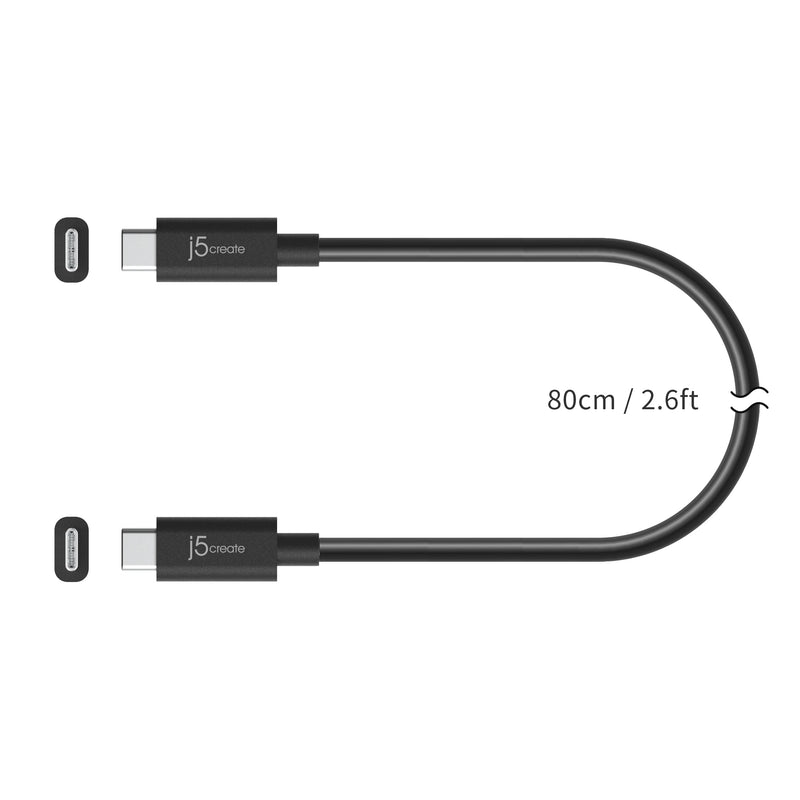 JUC28L08 USB4® Gen 3 全功能極速傳輸線