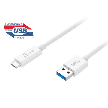 JUCX06 USB 3.1 Type- C to Type-A傳輸線