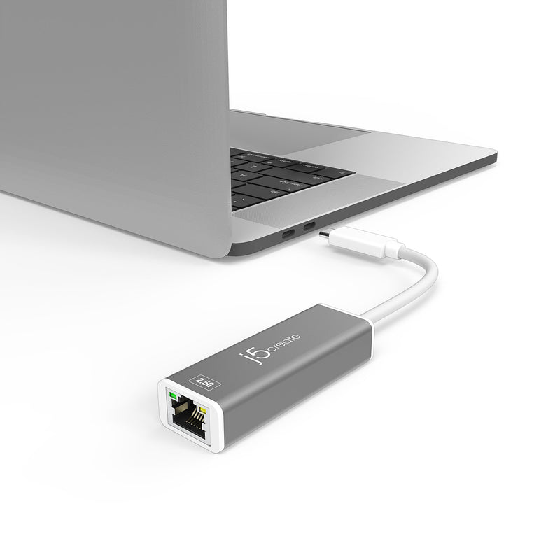 JCE145 USB-C to 2.5G超高速外接網路卡
