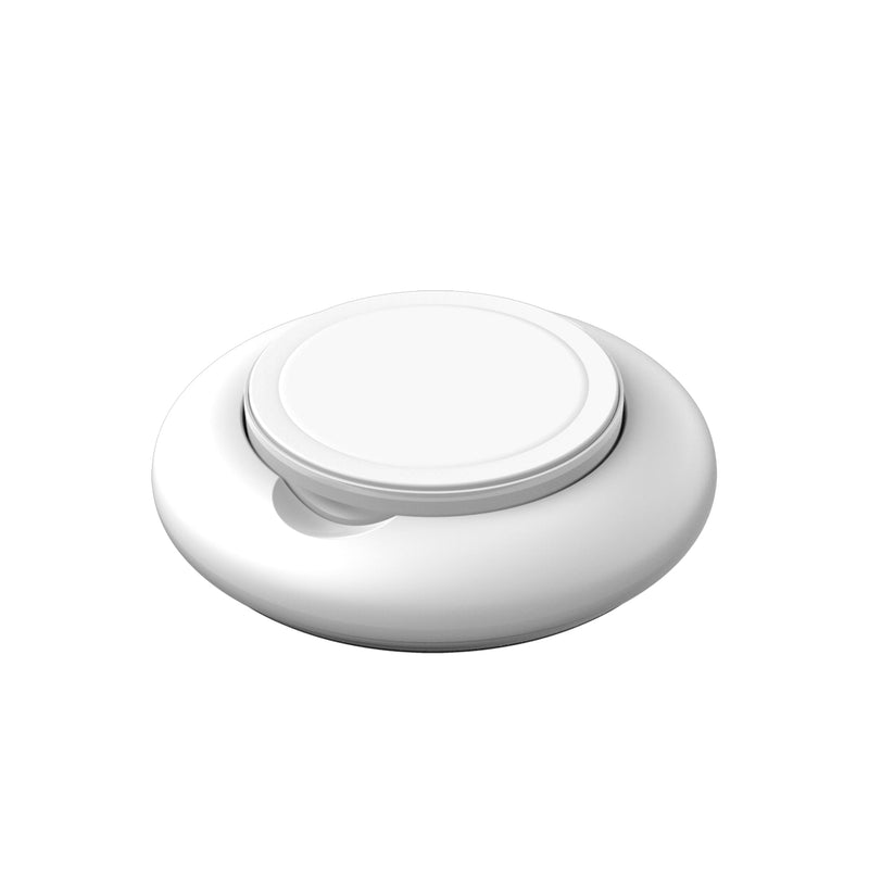 JUPW1107NP 馬卡龍．MagSafe認證．真15W磁吸無線快充座<br><small><small>(天使白)</small></small>