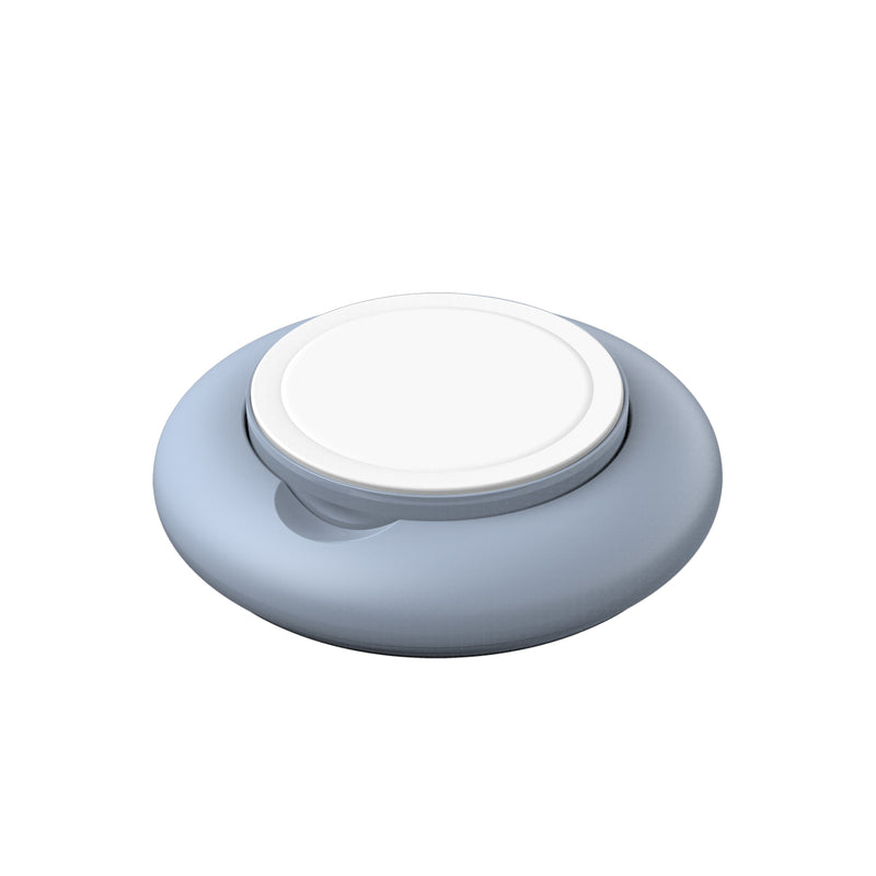 JUPW1107NP 馬卡龍．MagSafe認證．真15W磁吸無線快充座<br><small><small>(迷濛藍)</small></small>