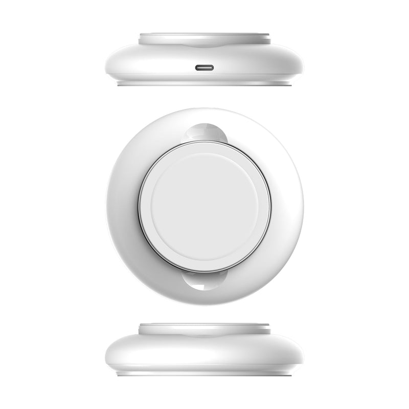 JUPW1107NP 馬卡龍．MagSafe認證．真15W磁吸無線快充座<br><small><small>(丁香紫)</small></small>